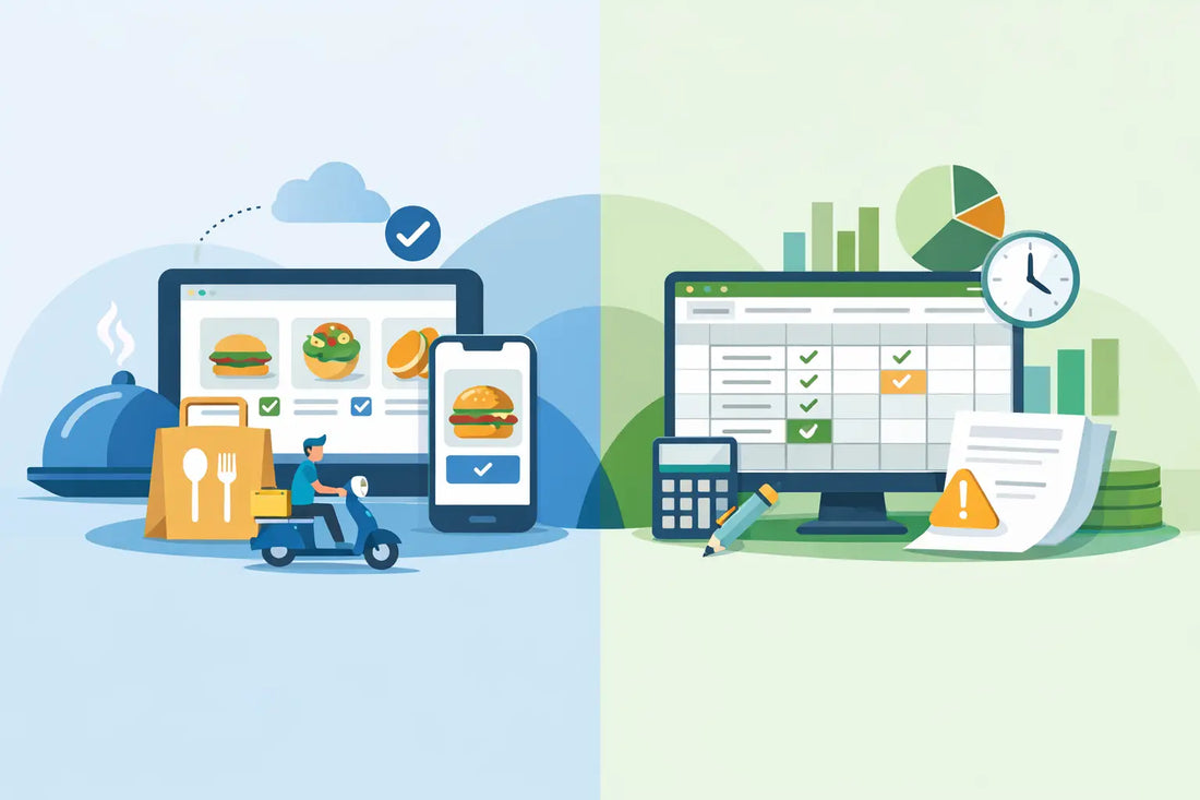 Lunch Ordering Software vs Spreadsheets