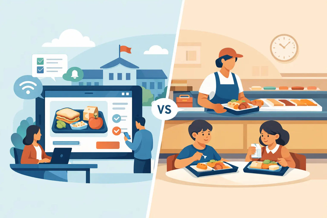 School Lunch Platform vs Cafeteria for Schools